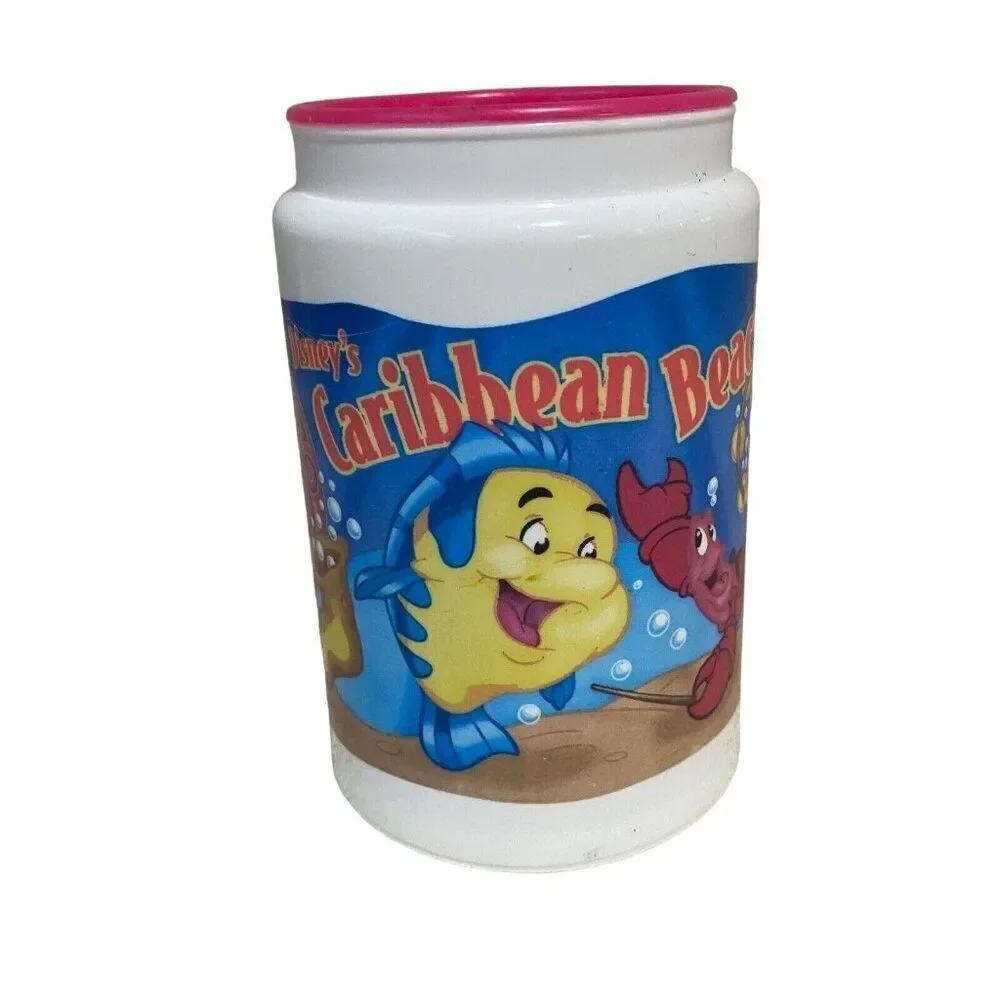 Disney's Caribbean Beach Resort Insulated Mug Cup 12 oz Little Mermaid